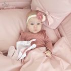 MimiNu, Royal, patura de infasat bebelusi, cu doua fete, roz