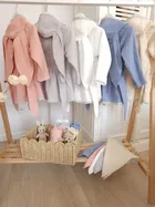 MimiNu, scutece din muselina, gri, 30-30 cm, 2 buc.