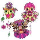 Nebulous Stars, decoratiuni de pictat pentru geam, 3 buc.