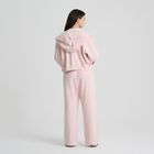 Pantaloni de trening roz cu croiala baggy NOWEAR
