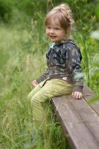 Pantaloni trening largi pentru copii, verde, brand Pinokio