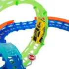 Pista de curse care lumineaza in intuneric, set cu masinuta