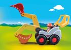 Playmobil, 1.2.3, Excavator cu brat mobil, 70125