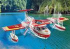 Playmobil, Action Heroes, Avion de pompieri cu functie de stingere a incendiului, 71463