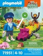 Playmobil, Animals & Friends, Locomotiva excursie, 71951