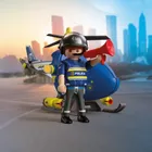 Playmobil, City Action, Elicopter al politiei cu radar, 72080