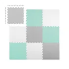 Ricokids, Covoras din spuma tip, puzzle, 180-180 cm, 9 buc.