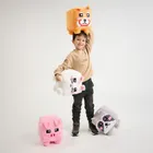 Smiki, Cubemals, Iepuras, jucarie de plus, alb