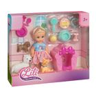 Smiki, Lili, papusa mica si catelusi, set cu accesorii