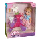 Smiki, Lili, papusa mica si pisicute, set cu accesorii