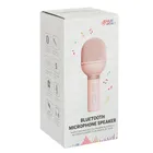 Smiki, Music World, microfon karaoke cu difuzor bluetooth, roz