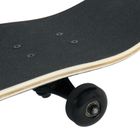 Smiki, placa de skateboard, negru, cranii
