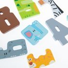 Smiki, puzzle din lemn, cifre, 9 elemente