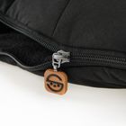 Smiki, sac de dormit cu urechiuse, negru