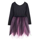 Smiki, Schelet, costum pentru copii, negru-roz, 5-6 ani