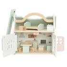 Smiki, Zookabee, casuta din lemn pentru papusi, 9 elemente