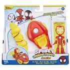 Spider-Man, Spidey si prietenii, Iron Man si Iron Racer, figurina cu vehicul