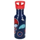 Spidey, Take A Sip, sticla da apa cu pai, albastru, 500 ml