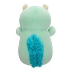 Squishmallows, HugMees, Medium Plush, Fuyuki Mint Green Squirrel, jucarie de plus, 25 cm