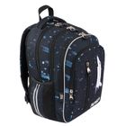 St.Right, rucsac pentru scoala cu 4 compartimente, Spacecraft