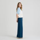 T-shirt crop top cu imprimeu NOWEAR