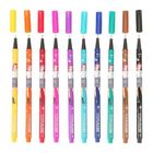 Top Model, set de creioane cu varf fin si sabloane, 10 culori