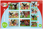 Trefl, Bing, Ce face Bing?, puzzle 10in1, 329 piese