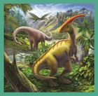 Trefl, Lumea extraordinara a dinozaurului, puzzle 3in1, 106 piese