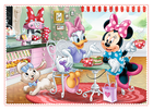 Trefl, Minnie Mouse, Minnie cu prietenii sai, puzzle 4in1, 71 piese