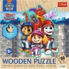 Trefl, Paw Patrol, puzzle din lemn, 50 piese