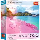 Trefl, Pink Tropical Beach, USA, puzzle, 1000 piese