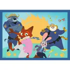 Trefl, Zootopia, puzzle 4in1