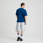 Tricou basic bleumarin cu croiala relaxed NOWEAR