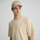 Tricou bej cu croiala relaxed NOWEAR