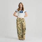 Tricou cu imprimeu si croiala slim NOWEAR