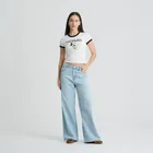 Tricou mulat cu imprimeu Mickey Mouse NOWEAR