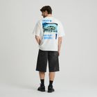 Tricou oversize cu imprimeu pe spate NOWEAR