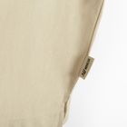 Tricou regular bej din bumbac pieptanat NOWEAR