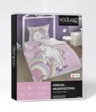 Unicorn, set lenjerie de pat single, 140-200 cm