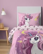 Unicorn, set lenjerie de pat single, 160-200 cm
