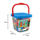 Wader, Mini Blocks, cuburi in galetusa, 134 elemente