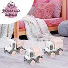 Wader, set Kid Cars trio, Vata de zahar trandafirie