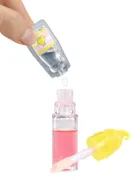 Yummiland, Lip Gloss Doll, Rainbow, mini papusa + luciu de buze DIY