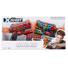Zuru, X-Shot, Flux, Skins, 2 blastere si 16 proiectile, set de joaca