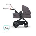 Kinderkraft, B-Tour, carucior pentru copii multifunctional 3in1, gri