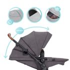 Kinderkraft, B-Tour, carucior pentru copii multifunctional 3in1, gri