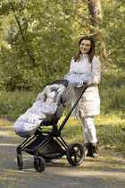 BabyMatex, Venus, set pentru carucior: sac de dormit + manson, gri