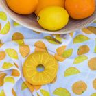 BabyOno, scutece muselina cu zornaitoare, din bambus, orange
