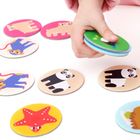 Banana Panda, On-the-Go, Animale Salbatice, joc de memorie, pentru varsta de 2+, 30 piese