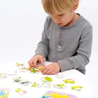 Banana Panda, On-the-Go Puzzle Dinozauri, set de puzzle-uri, pentru varsta de 3+, 45 piese